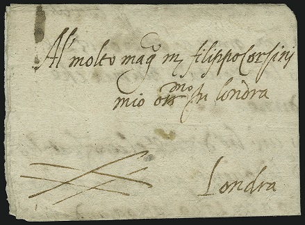 Corsini letter from France to London 1579.
