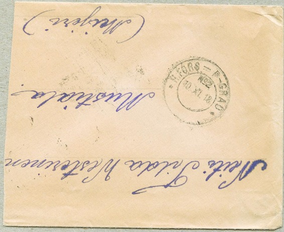 Finnish TPO postmark without Cyrillic characters.