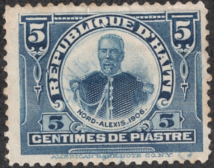 Haiti 5c stamp 1906.