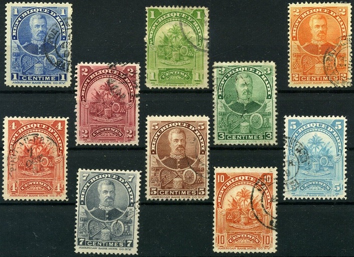 Haiti Stamps printed by the American Bank Note Company.
