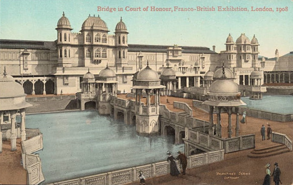 Postcard of the Franco-British Exhibition 1908.