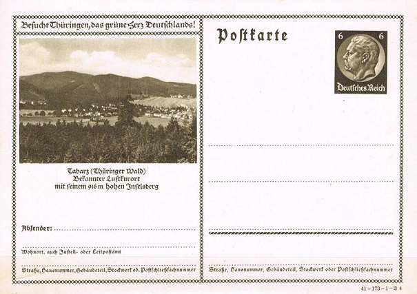 One of the 'Get to know Germany' cards.