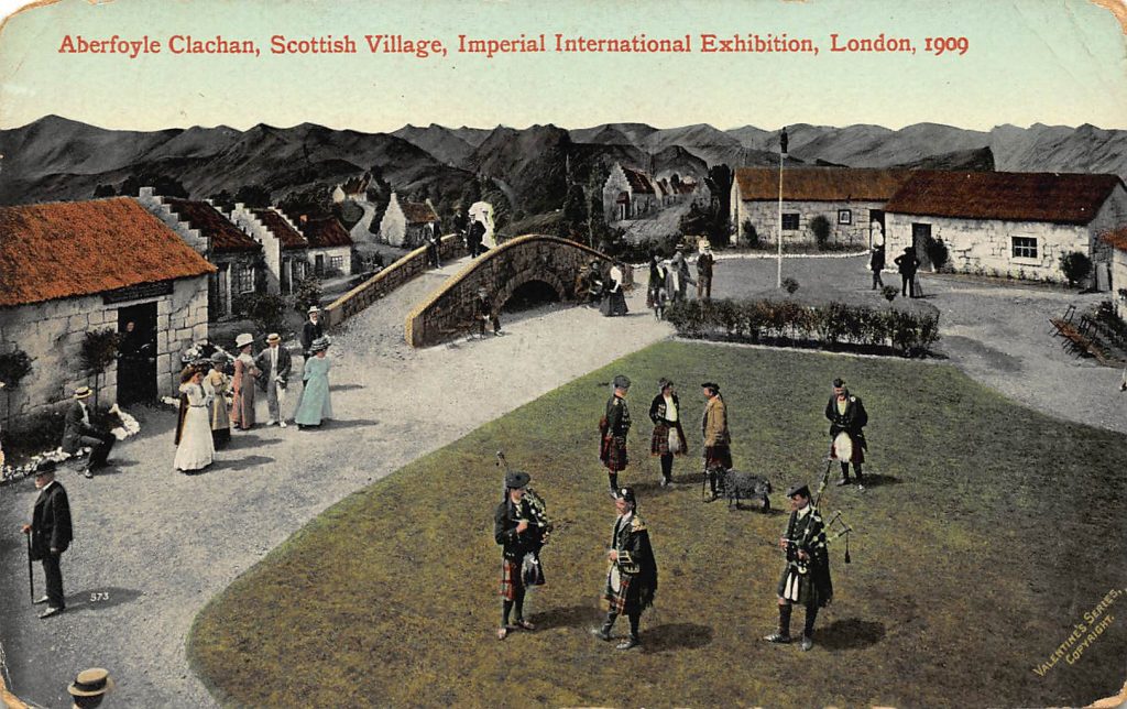 Postcard of the Imperial International Exhibition 1909.