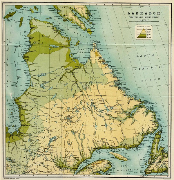 Map of Labrador.