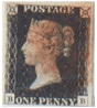 A Plate 5 Penny Black.
