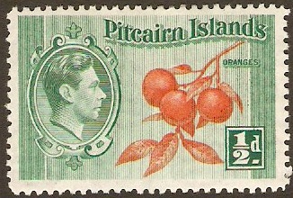 Pitcairn Islands 1940 stamp.